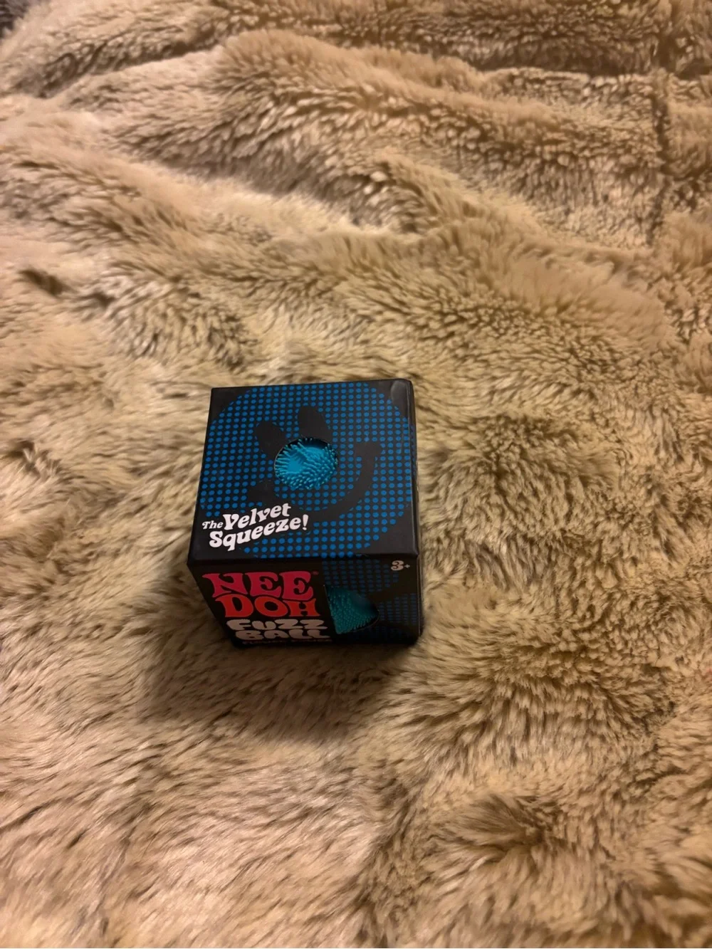 NeeDoh Fuzz Ball Sensory Toy - Teal